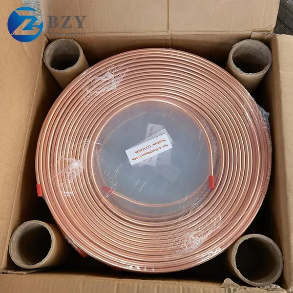 ASTM Copper Tube C11000 C10200 C12000 T1 T2 T3 99.9% 5mm 6mm 8mm Copper Pipe For Air Condition Refrigerator photo-4