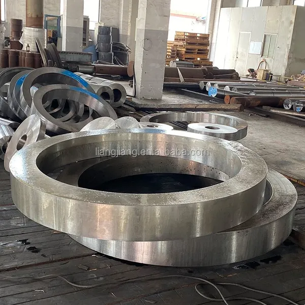 4140 42CrMo4 Q+T High Hardness for Concrete Mixer Truck Rolled Forged Steel Rings