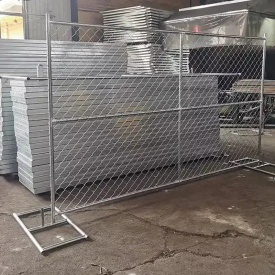 Customizable Galvanized Frame, Detachable Temporary Safety Fence Panels, Suitable for Construction Sites, Farms and Other Areas in Canada. photo-4