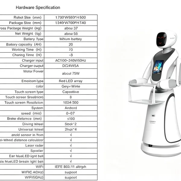 Professioneller intelligenter Lebensmittel-Lieferroboter mit Vollprozessgarantie für Hotels und Restaurants photo-3