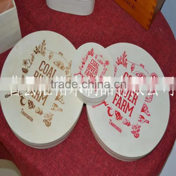 Mini Round Wooden Cheese Box photo-2