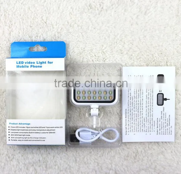 2016 Latest Mobile Phone Accessories Selfie Flash Led Light for All Smartphone photo-4