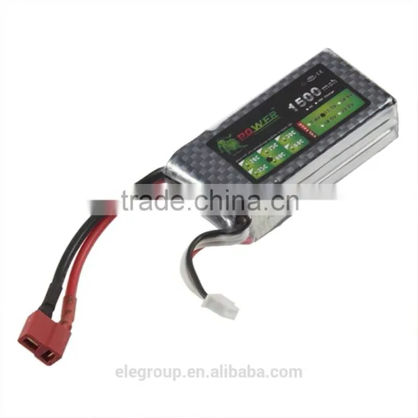 LION 11.1V 1500mah 40C Li-Po Battery For RC photo-2