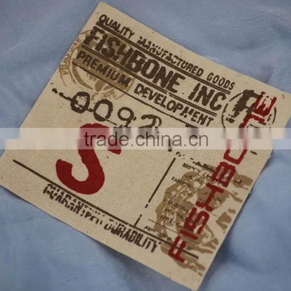 Made in China First Grade Screen Printed Coat Size Label photo-5