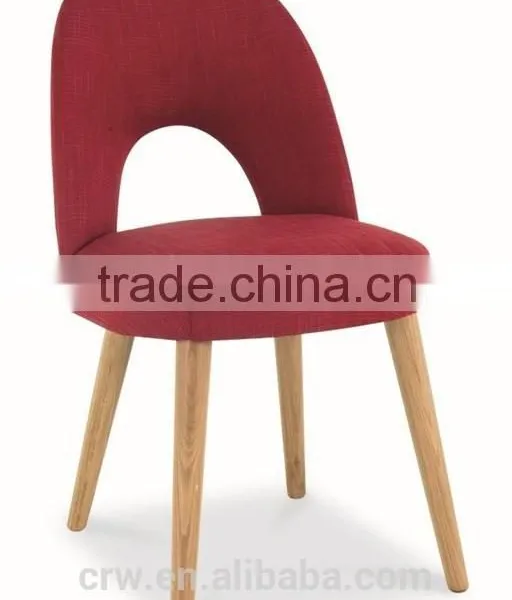 RCH-4124 Oak Aqua Fabric Upholstered Dining Chair photo-4