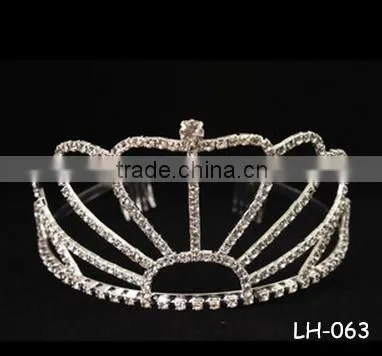 Wholesale Tiara Crown Bridal Wedding Crystal Princess Tiara