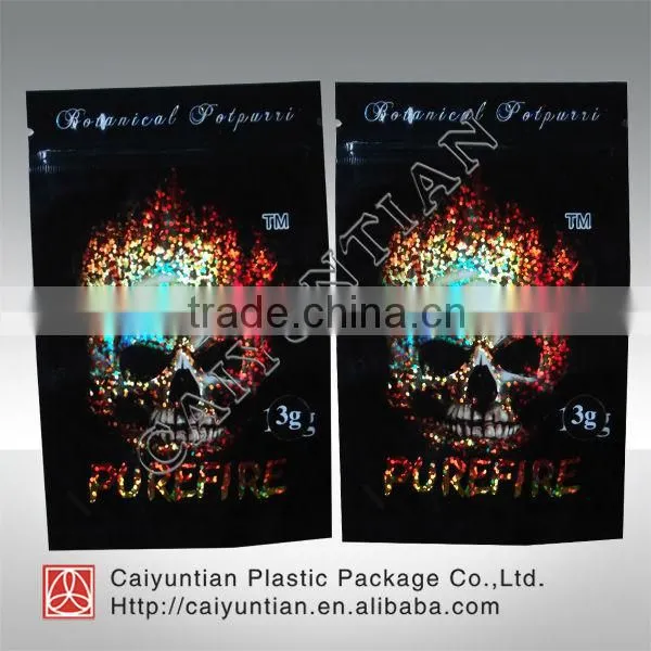4g Darkness Plastic Herbal Incense Bag photo-2