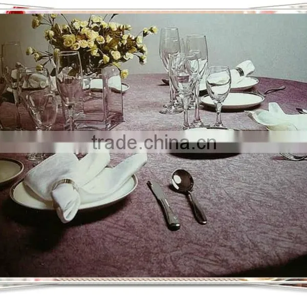 Upscale Hotel Dining Table Cloth Jacquard Table Cloth photo-3