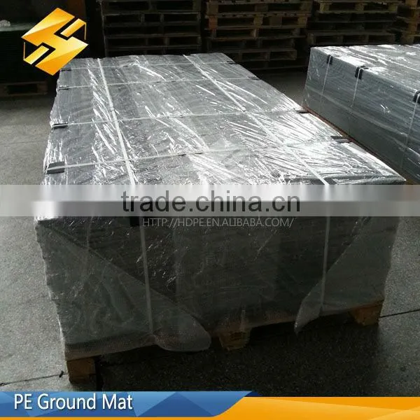 HDPE Temporary Bog Mats / Antislip Surface Event Flooring Mat For Truck / Construction Road Mat photo-5