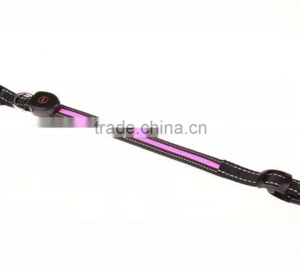 Peach Shape Rechargeable LED Light USB Dog Collar Rechargeable Recycling Pet Collars With USB Cable photo-4