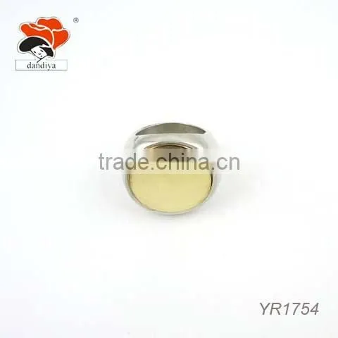 Trendy Simple Jewelry Promotional Bulk Handmade Alloy Wedding Ring