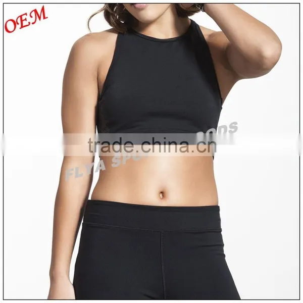 OEM Factory Women Dry Fit Crop Top Fitness Sport Bra Ladies Sportswear Bra Manufacturer photo-3