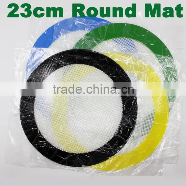 23 Diameter Silicone Bho Oil Mats Fda Slick Dab Jar Pads Silicone Rubber Pad for Dab Wax Concentrate Mats Silicon photo-4