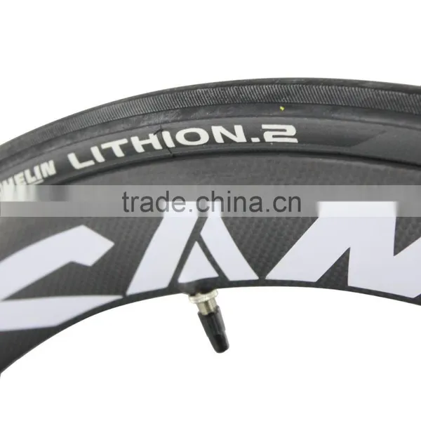 2016 700C Road Bike Front 3 Spokes Clincher 3s Wheels Rear Carbon Clincher Disc Wheelset Fit for Road TT Bike photo-2