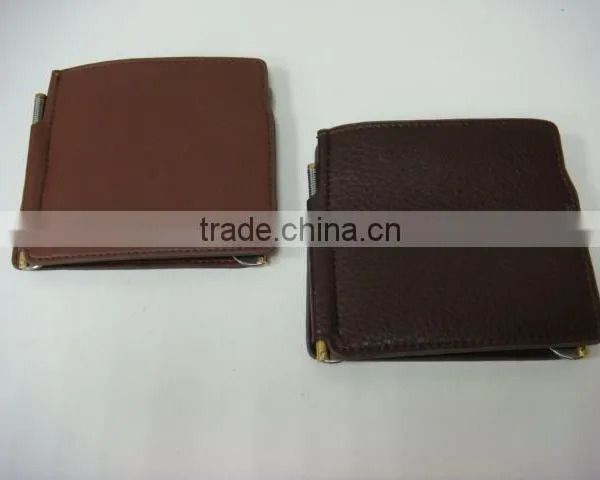 PU Leather Money Clip Wallet / Mens Wallet With Money Clip / Money Clip Wallets for Men