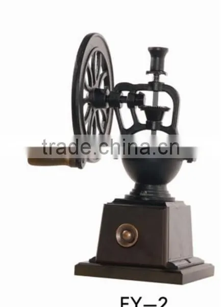 Cast Iron Wood Coffee Grinder photo-3