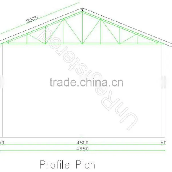 Durable One Bedroom Prefabricated Family Residential Living House Design Plan photo-5