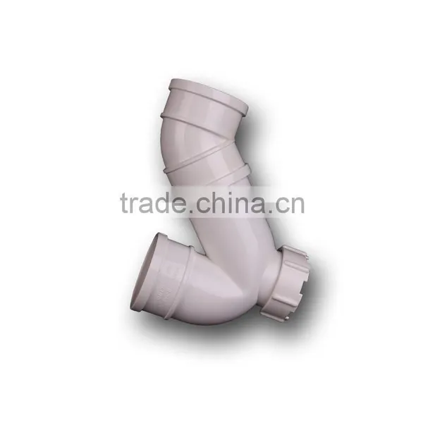 Good Quality Strongly Pvc P-type Gully Trap With Door Fittings photo-3