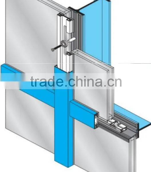 Aluminum Frame Glass Curtain Wall photo-5