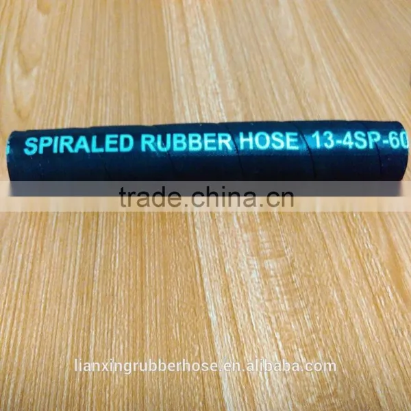 High Pressure Steel Wire Spiraled Rubber Hose /rubber Hose Price photo-3