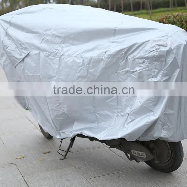Silver Coated Water Proof Motorbike Cover for All Weather