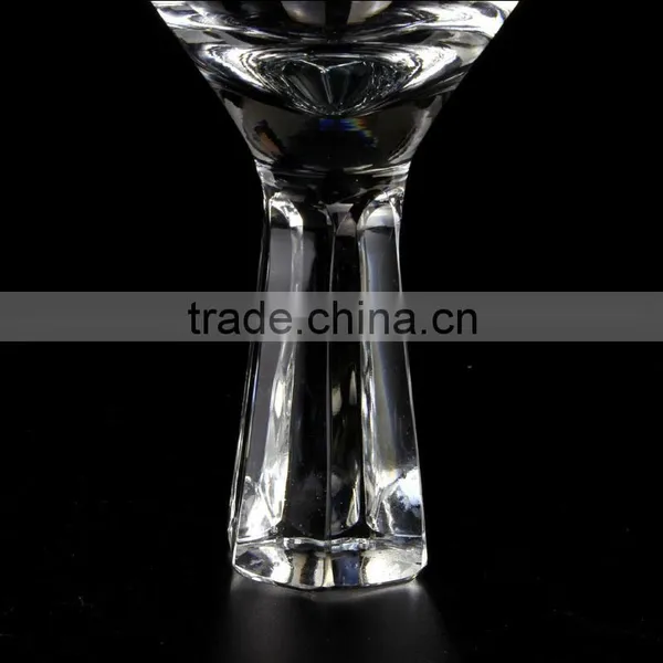Special Heavy Stem Clear Leadfree Crystal High Quality Customized Size Martini Cocktail Glass photo-2