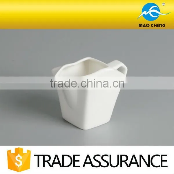 White Ceramic Drinkware Milk Creamer photo-2