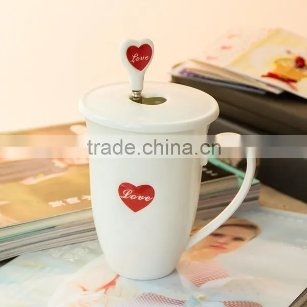 Creative Ceramic Cup European Coffee Cup Set Love Mug Manufacturers Selling photo-2