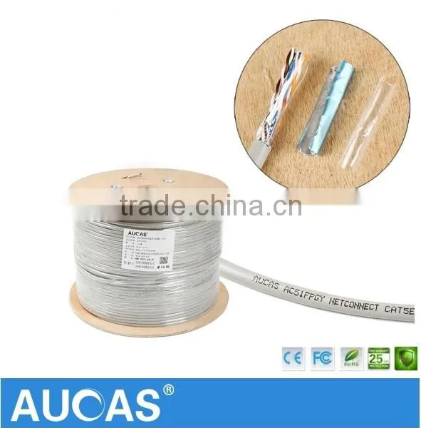 Cat5e 4 Pair Net Work Cable Cat6 2 Pair FTP UTP Twisted Network Cable Light Gray Color photo-6