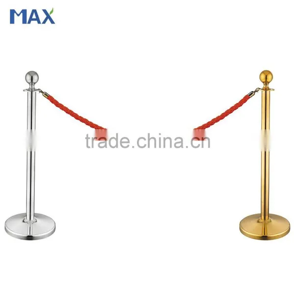 Queue Pole Crowd Control Stanchion With Corda for Sale