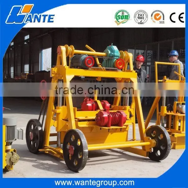 QT40-3B Egg Laying Mobile Manual Hollow Brick Making Machine for Sale photo-2