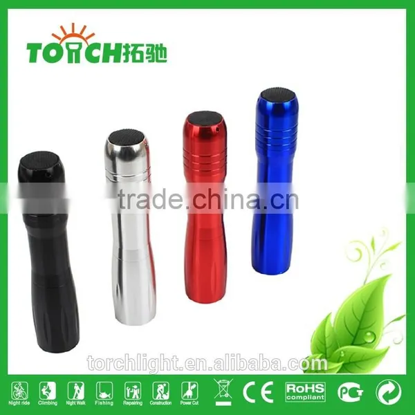 Promotion Led Aluminum Flashlight Mini Portable 1w Flashlight for AA Battary Cheap Falshlight for Emergency Flashlight photo-2