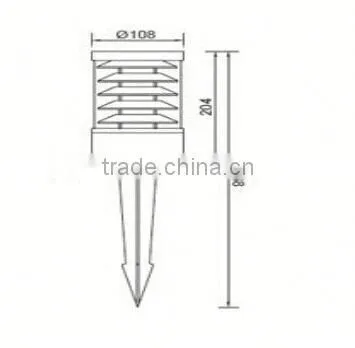 Elegant LED Garden Light (garden,park,square,rural Road,public Area Etc.) photo-4