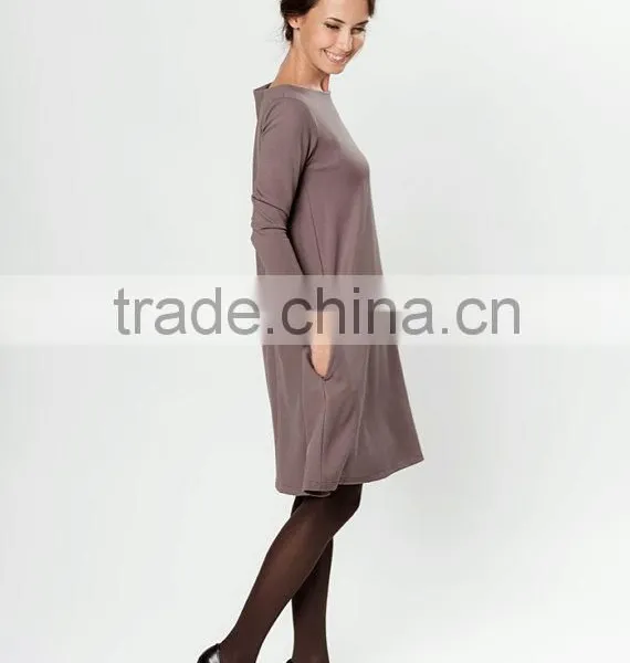 Trendy Dress Dark Brown Dress Special Dress photo-4