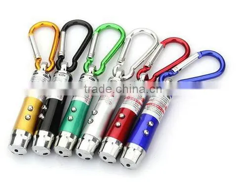 3 in 1 Multifunctional LED Mini Flashlight Infrared Laser Pointer Money Detectors photo-3