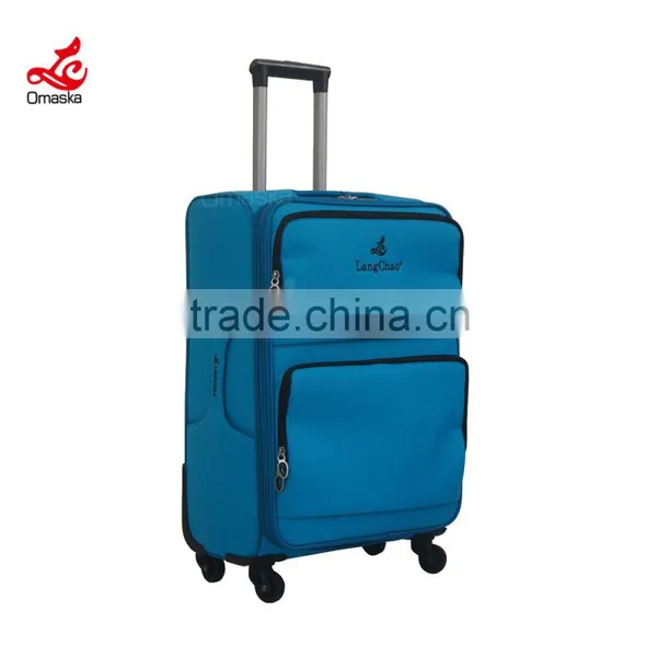 Business Travel Like King New Style Big Handle Soft Nylon Eva Leaves Luggage photo-2