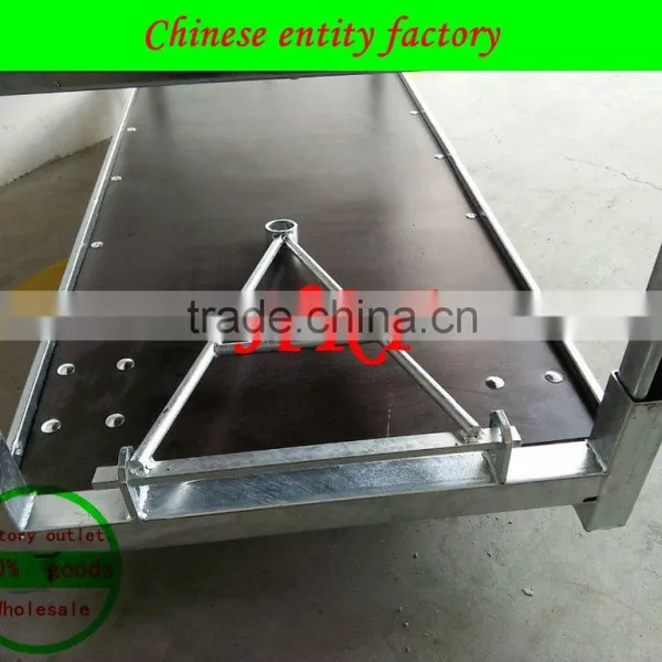 Decorative Flower Trolley, Danish Cart Flower Carrying Trolley Powder Coating Flower Transport Cart for Sale photo-2