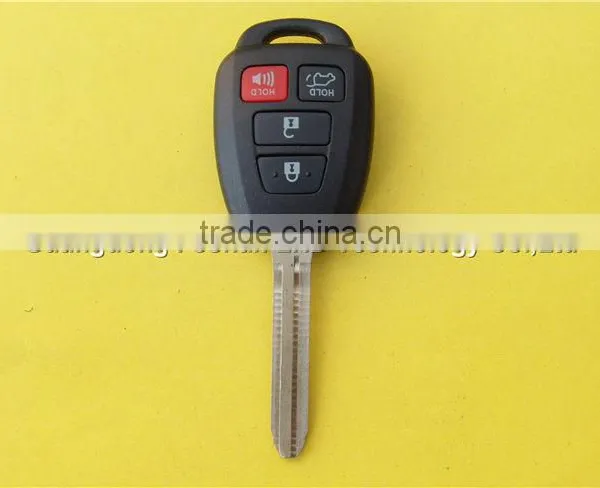 New 3+1buttons Remote Car Key Fob Control for Toyota Prius Key Shell photo-2