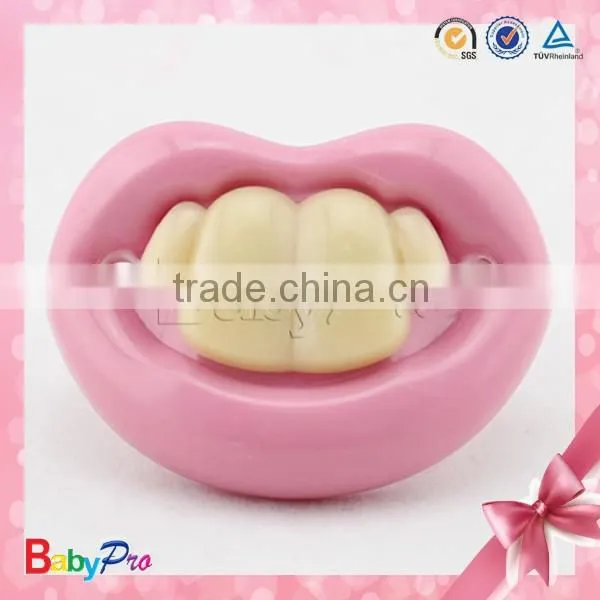 China Supplier Promotional Baby Products Baby Pacifier Ningbo Unique Baby Pacifiers Mouth Design Baby Pacifier photo-6