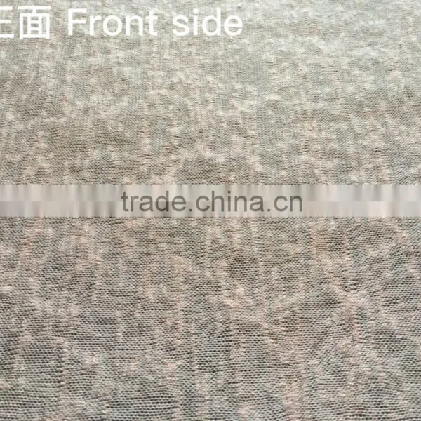 Shaoxing Knitting Manufacturer for Rayon Polyester Loose Jersey Fabric, Sweater Slub Light Thin Knit Fabric photo-2