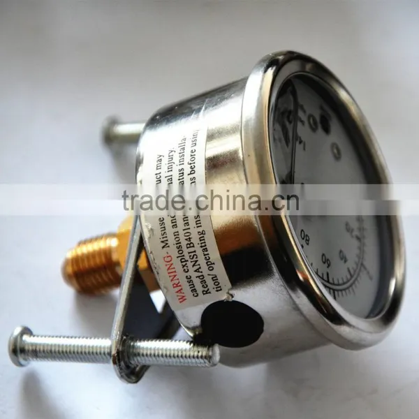 High Quality Oil Pressure Gauge Vibration-proof Pressure Gauge Bourdon Tube Pressure Gauge With Best Price Made in China