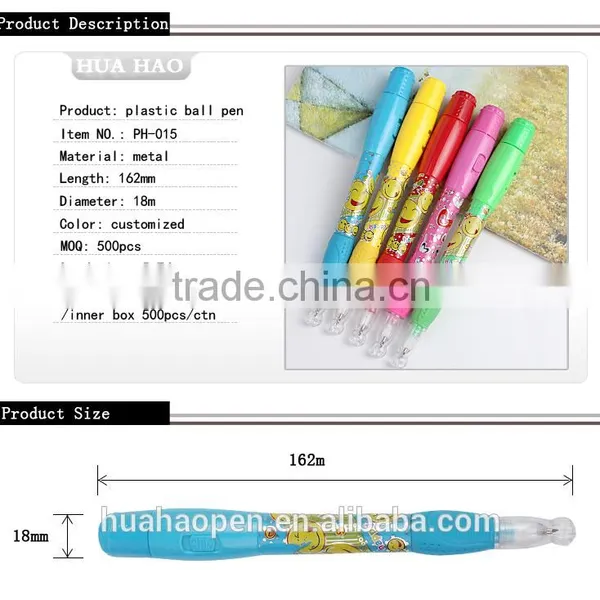 2015 Latest Gift Made in China Pen ,cheap Led Ball Pen,plastic Ball Pen photo-2