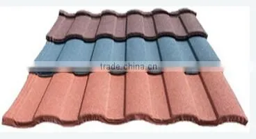 Aluminum Zinc 0.4mm Stone Coated Metal Roofing Tile With Kenya Standard photo-2
