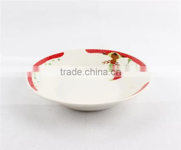 Bulk Ceramic Super White, Linyi Hongshun Soup Plate 8" Porcelain Plates photo-6