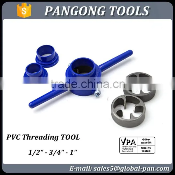6PC Plastic Pipe Tube NPT Die Set Pipe Threading Tools PVC Thread Maker photo-4