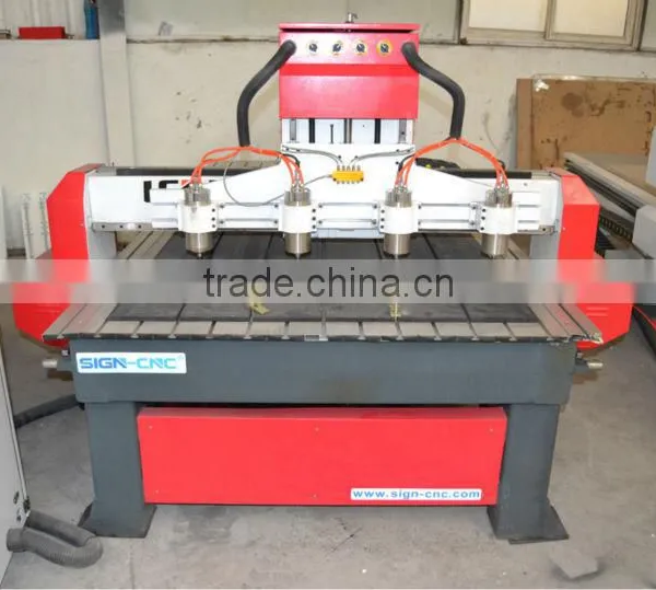 4 Axis Rotary Carving Four Heads Wood Cnc Router for Sale photo-2