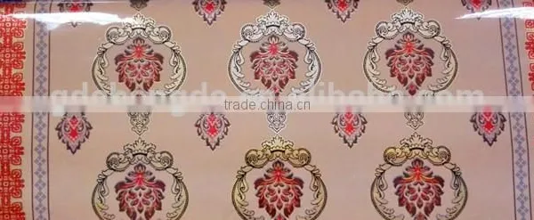 3D Laser Tablecloth Pvc Tablecloth in Roll Attractive Design With Flowers photo-2