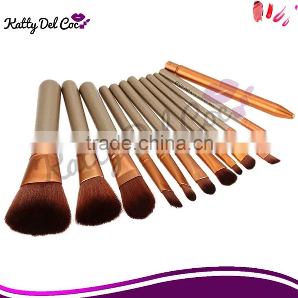 12pcs Naked Make up Brushes Professional Manufacturers China photo-5