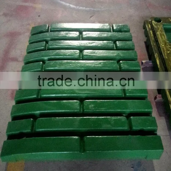 Wearing Spare Parts for Jaw Crusher, High Manganess Steel From Foundry