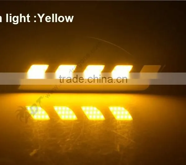 New Auto Led Fog Light, Dual White Amber Led Turn Signal DRL photo-5